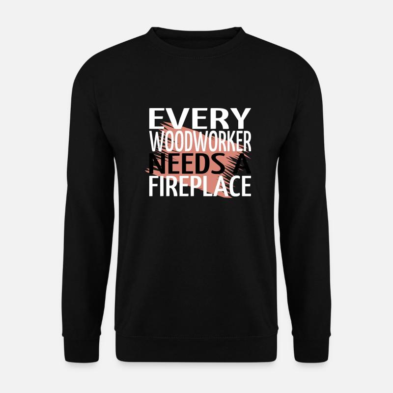 cadeau d’anniversaire charpentier tshirts - Sweat-shirt Unisexe - noir