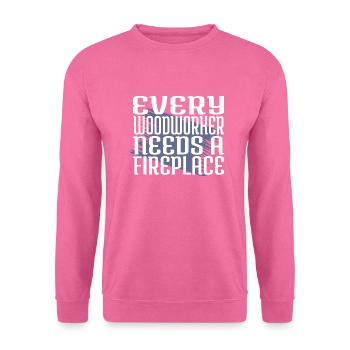 gift idea plumber jokes dad john carpenter - Unisex Pullover - Pink - Vorne