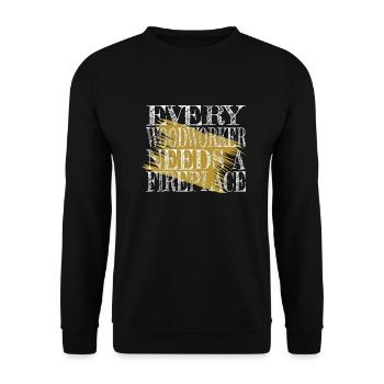 Safety Helmet John Carpenter Tshirts - Unisex Sweatshirt - black - Front - Alina (178cm) & Michal (187cm)