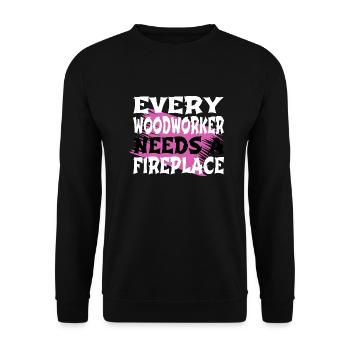 Dictons marteau-piqueur idée cadeau idée présente - Sweat-shirt Unisexe - noir - Devant - Alina (178cm) & Michal (187cm)