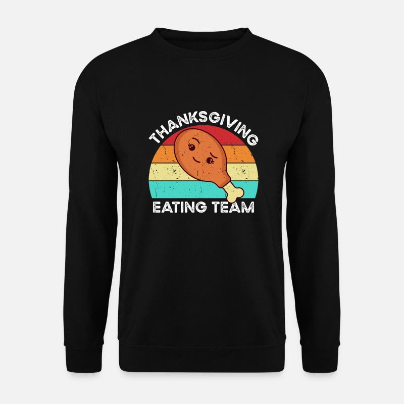 Équipe de restauration de Thanksgiving - Sweat-shirt Unisexe - noir
