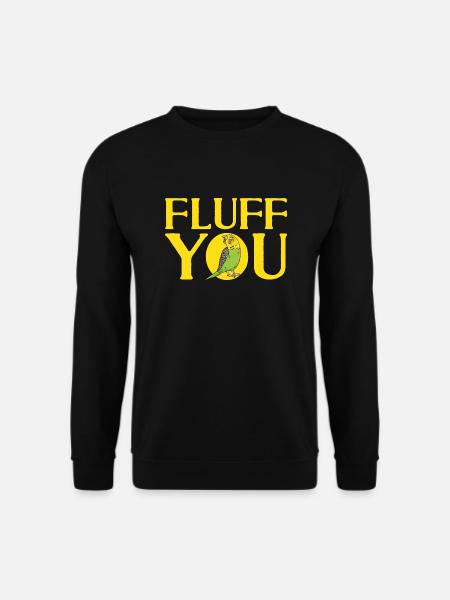 Budgerigar Parakeet Bird Pet Gift - Unisex Sweatshirt - black