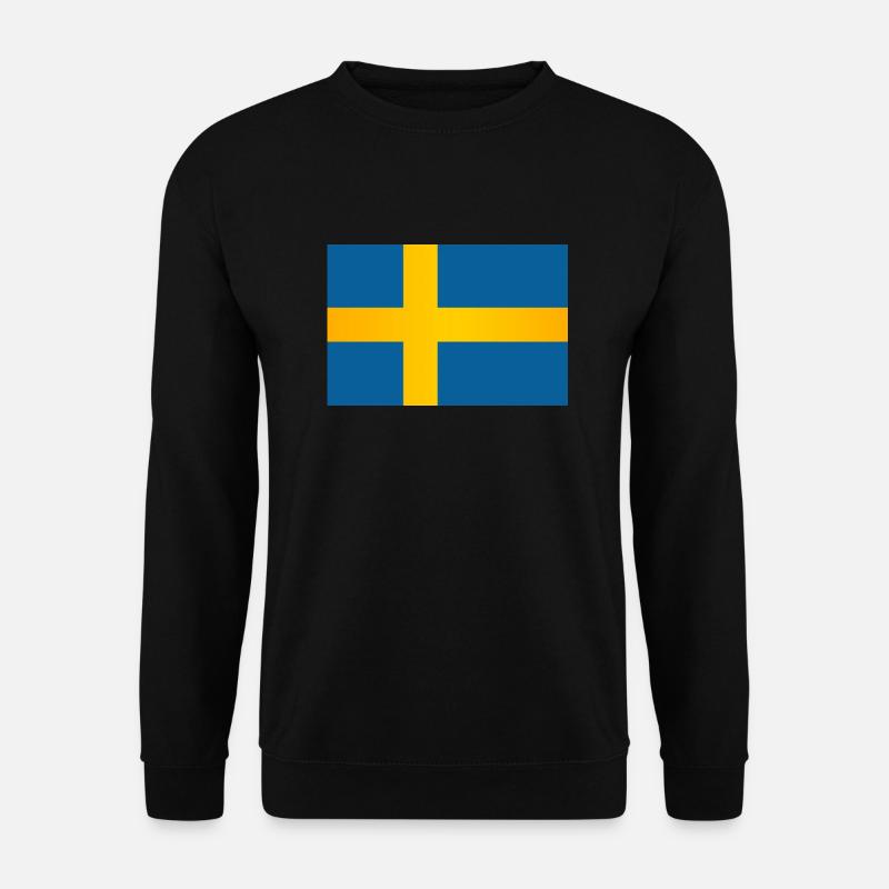 Flagge von Schweden - Unisex Pullover - Schwarz