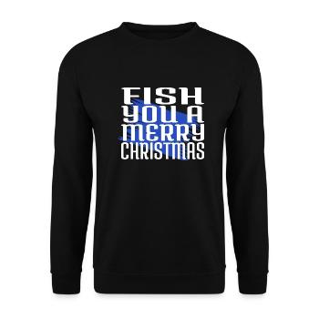 Beards Bahamas Beach Beard Gang Comic Funny - Unisex Sweatshirt - black - Front - Alina (178cm) & Michal (187cm)