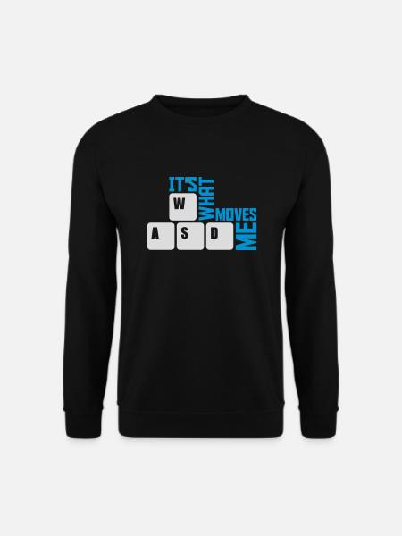 its what moves me - Unisex Sweatshirt - black