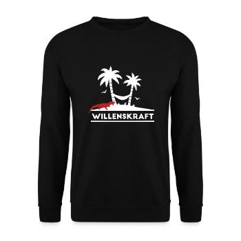 Willenskraft - Survival | 7 Wild 2022 - Unisex Pullover - Schwarz - Vorne - Alina (178cm) & Michal (187cm)