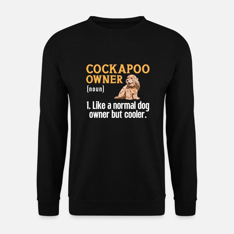 Cockapoo Dog - Unisex Sweatshirt - black