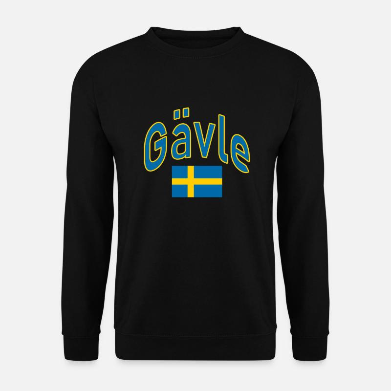Gävle schweden flagge - Unisex Pullover - Schwarz