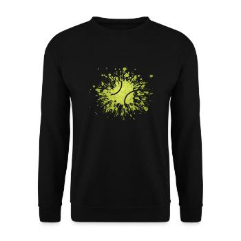 Tennis - Sweat-shirt Unisexe - noir - Devant - Alina (178cm) & Michal (187cm)