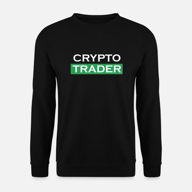 Crypto Bitcoin Trading - Unisex Pullover - Schwarz