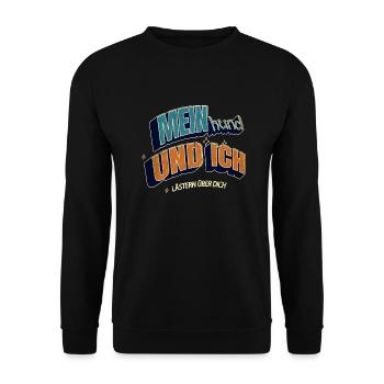 lieblingshund lieben hundeliebhaber bullterrier - Unisex Pullover - Schwarz - Vorne - Alina (178cm) & Michal (187cm)