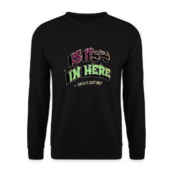 Bday Human Rights Cool Design LGBT Bear Love - Unisex Sweatshirt - black - Front - Alina (178cm) & Michal (187cm)
