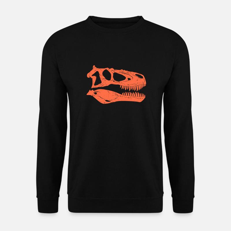 Daspletosaurus Fossilschädel - Unisex Pullover - Schwarz