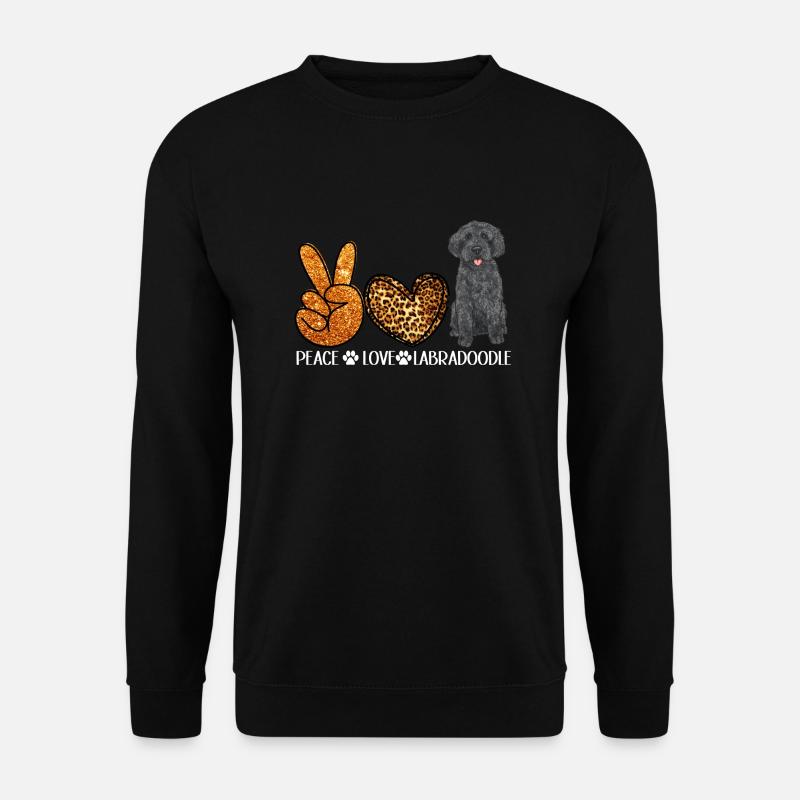 Labradoodle Hund - Unisex Pullover - Schwarz