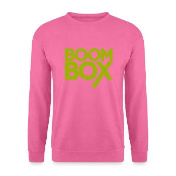 musique électronique boombox cadeau - Sweat-shirt Unisexe - rose - Devant