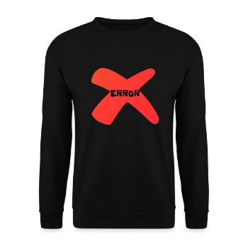 Error - MKB - Unisex Sweatshirt - black - Front - Alina (178cm) & Michal (187cm)