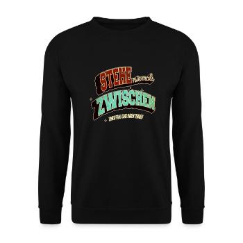 chihuahua geek humor lustiger spruch cool - Unisex Pullover - Schwarz - Vorne - Alina (178cm) & Michal (187cm)