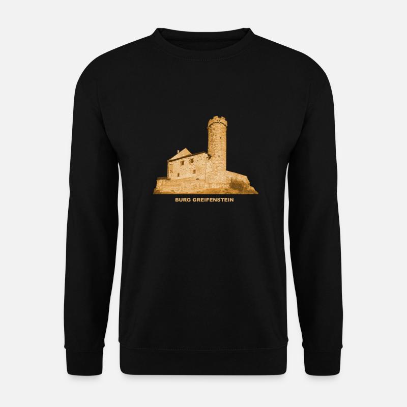 Greifenstein Burg Bad Blankenburg Thüringen - Unisex Pullover - Schwarz