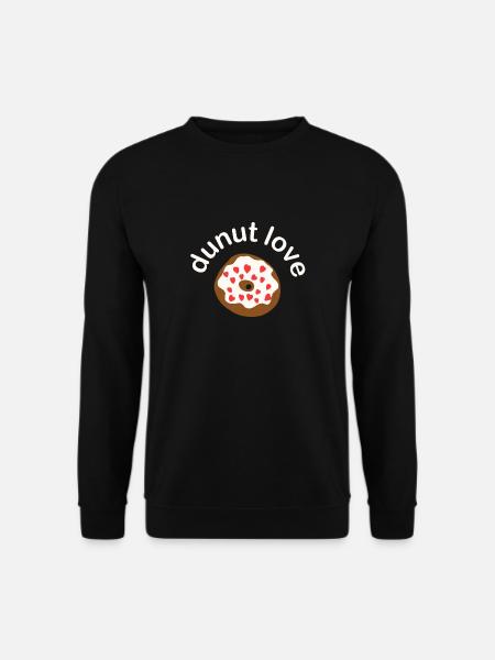 Donut Heart - Unisex Sweatshirt - black