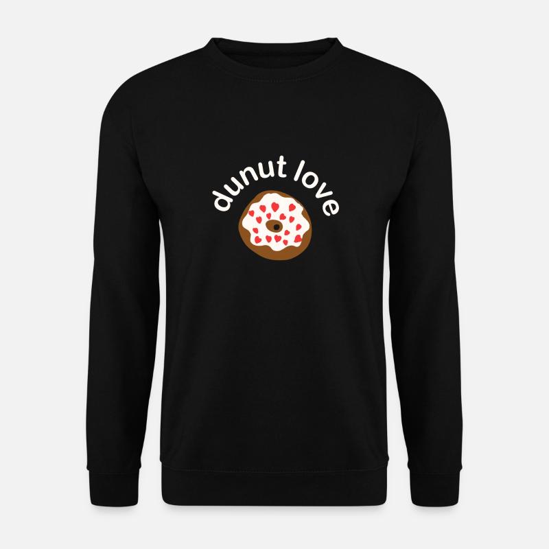 Donut Heart - Unisex Sweatshirt - black