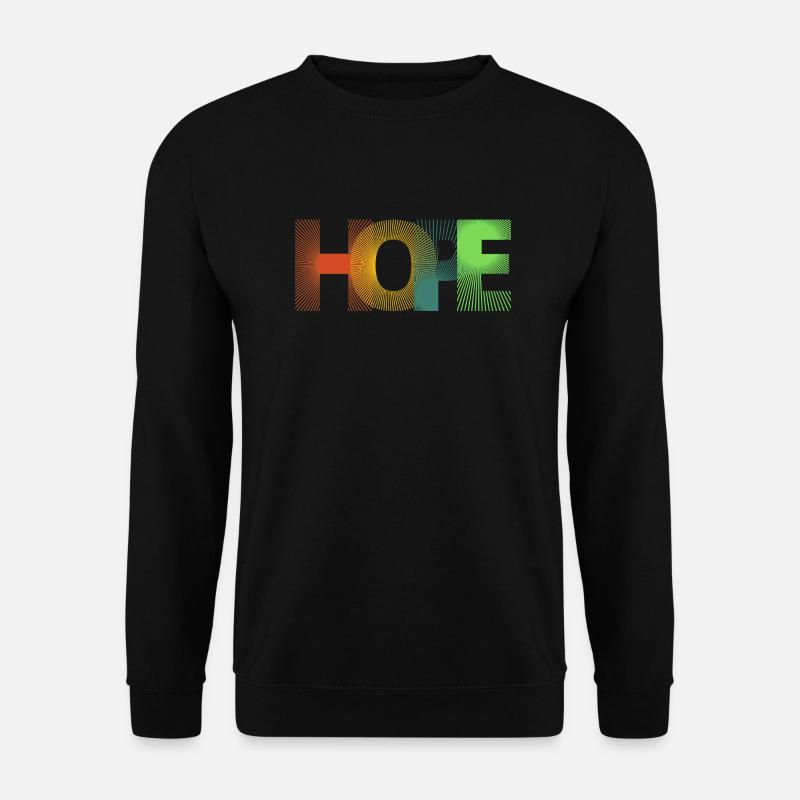 Hope - Unisex Pullover - Schwarz
