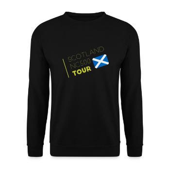 scotland nc 500 - Unisex Sweatshirt - black - Front - Alina (178cm) & Michal (187cm)