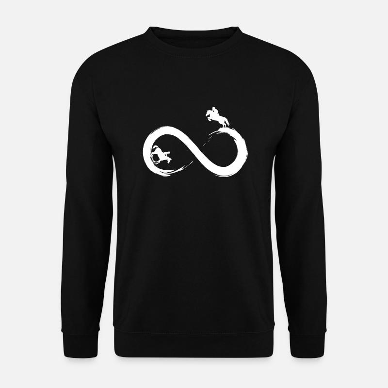 Endloses Reiten - Unisex Pullover - Schwarz