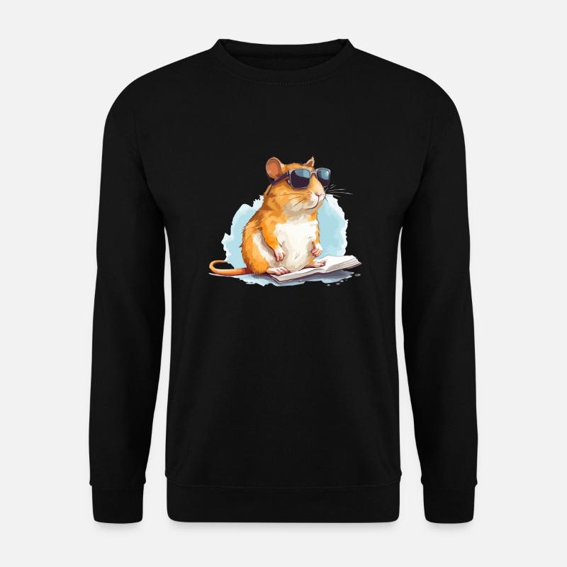 Mel the gerbil - Unisex Sweatshirt - black