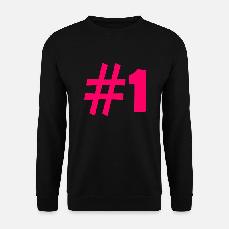 #1 - Unisex Pullover - Schwarz