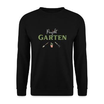 Projekt Garten Gärtnerin Gärtner - Unisex Pullover - Schwarz - Vorne - Alina (178cm) & Michal (187cm)