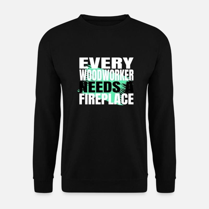 jokes badge present idea tools - Unisex Pullover - Schwarz