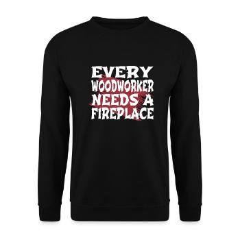 buy animation bday fisherman jokes cool rod baby - Unisex Pullover - Schwarz - Vorne - Alina (178cm) & Michal (187cm)