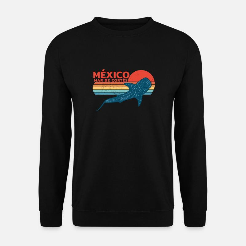 Mexiko Walhai - Unisex Pullover - Schwarz