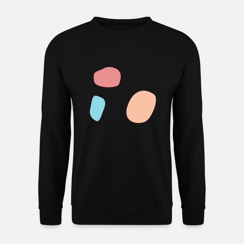 Abstraktes Design - Unisex Pullover - Schwarz