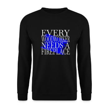 funny carpenter quotes - Unisex Pullover - Schwarz - Vorne - Alina (178cm) & Michal (187cm)