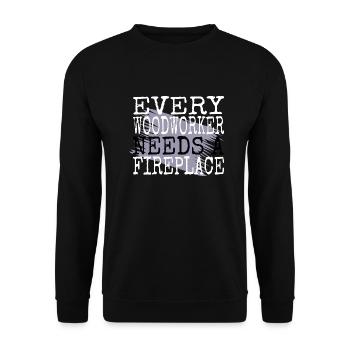 carpenter joke arborists carpenter funny - Unisex Pullover - Schwarz - Vorne - Alina (178cm) & Michal (187cm)