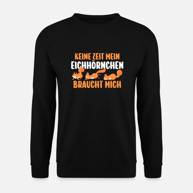 Eichhörnchen - Unisex Pullover - Schwarz