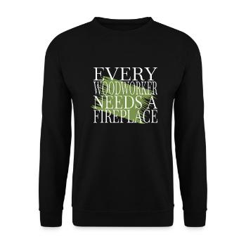 carpenter hoodies and sweatshirts americas - Unisex Pullover - Schwarz - Vorne - Alina (178cm) & Michal (187cm)