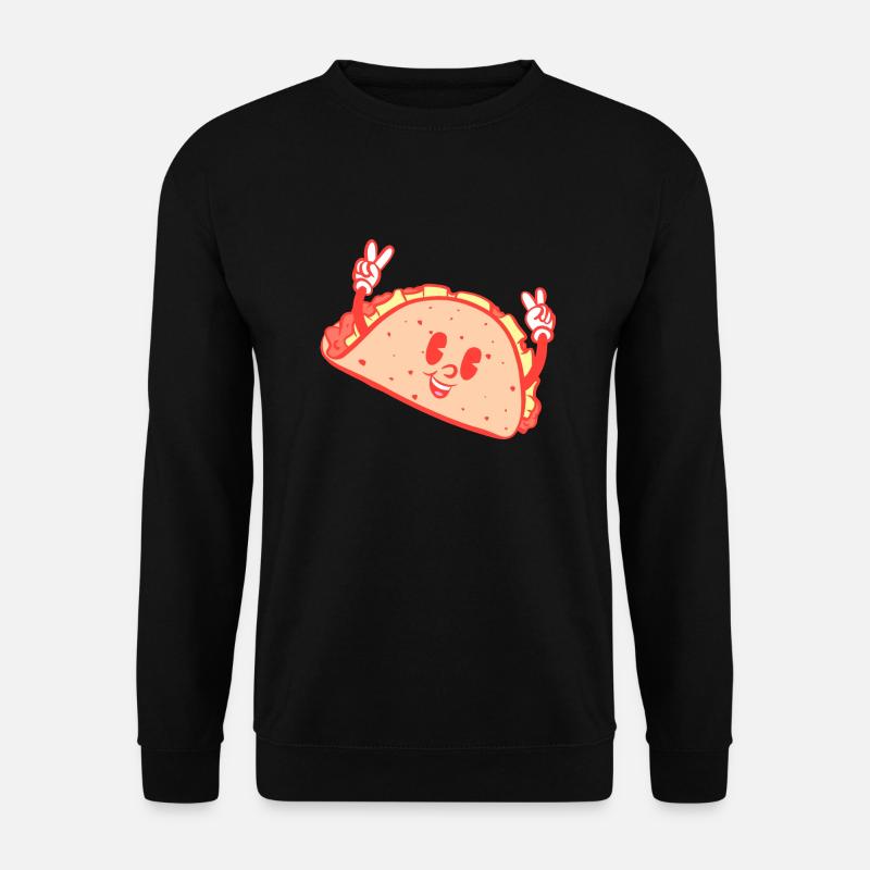 Sweet taco - Unisex Pullover - Schwarz