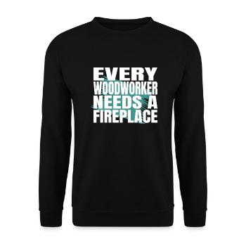 jokes birthday present idea swimming trunks - Unisex Sweatshirt - black - Front - Alina (178cm) & Michal (187cm)