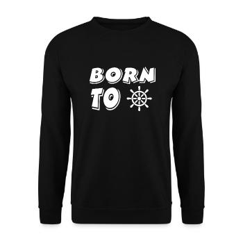 Sail - Unisex Sweatshirt - black - Front - Alina (178cm) & Michal (187cm)
