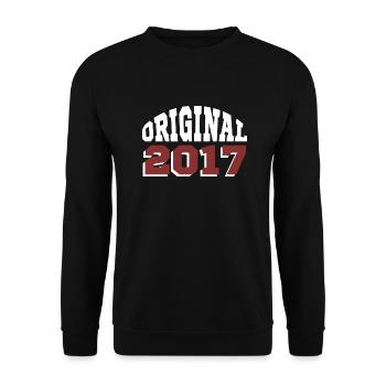 Original 2017 - Unisex Sweatshirt - black - Front - Alina (178cm) & Michal (187cm)