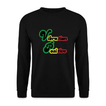 Portez Vos Valeurs avec la Collection de T-Shirts - Sweat-shirt Unisexe - noir - Devant - Alina (178cm) & Michal (187cm)