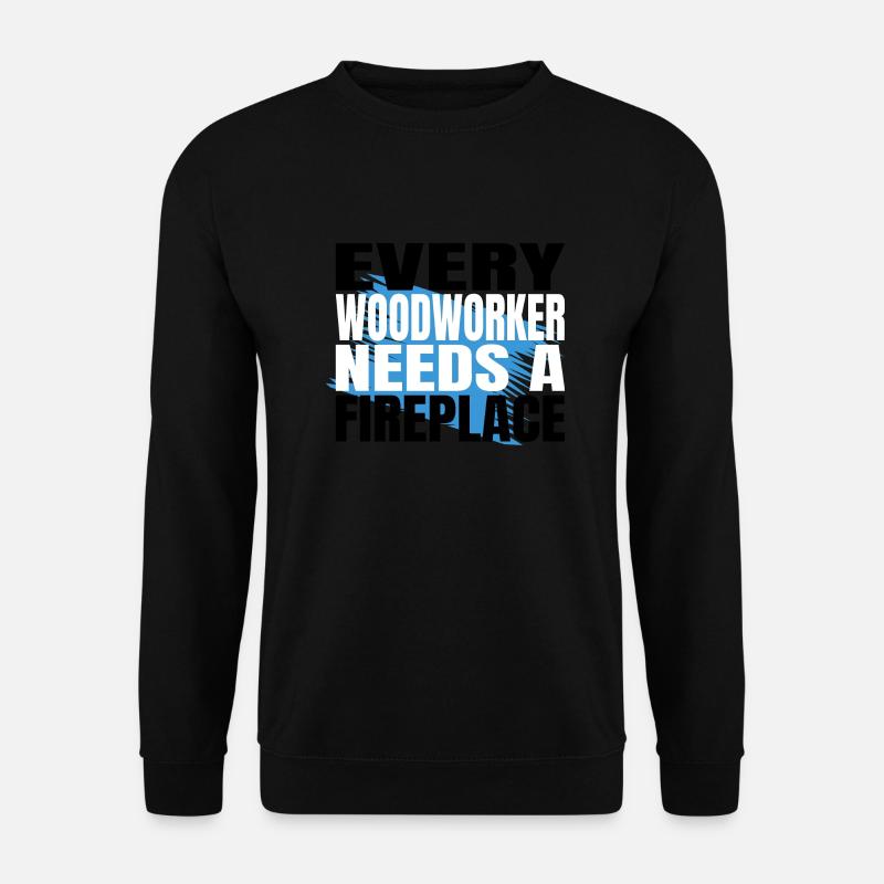 Humor Mason Construction Carpenter - Unisex Sweatshirt - black