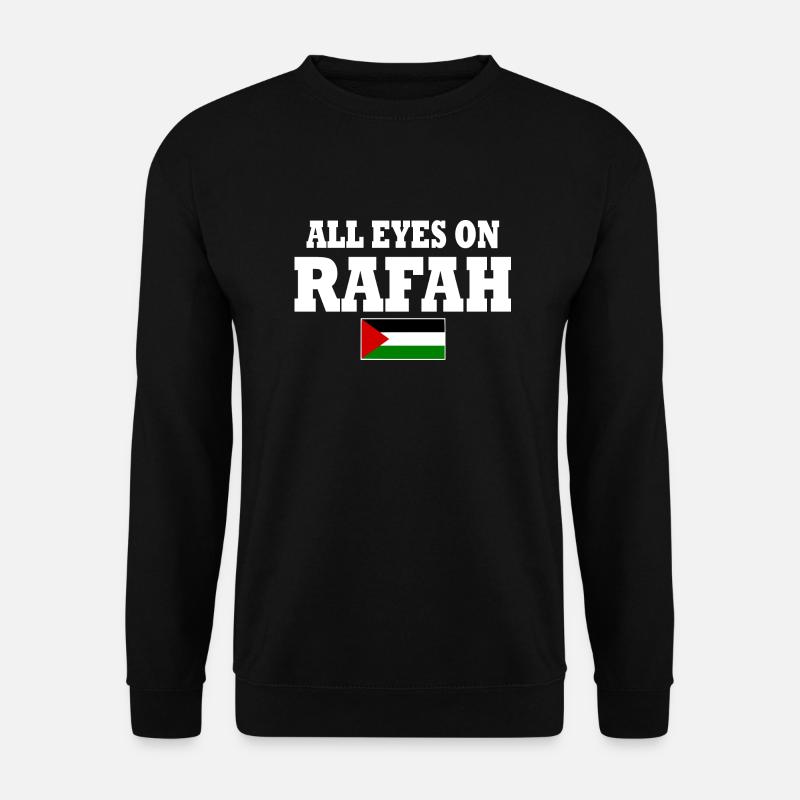 all eyes on rafah - Unisex Sweatshirt - black
