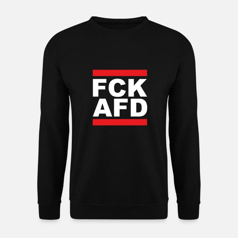 FCK AfD - Unisex Pullover - Schwarz