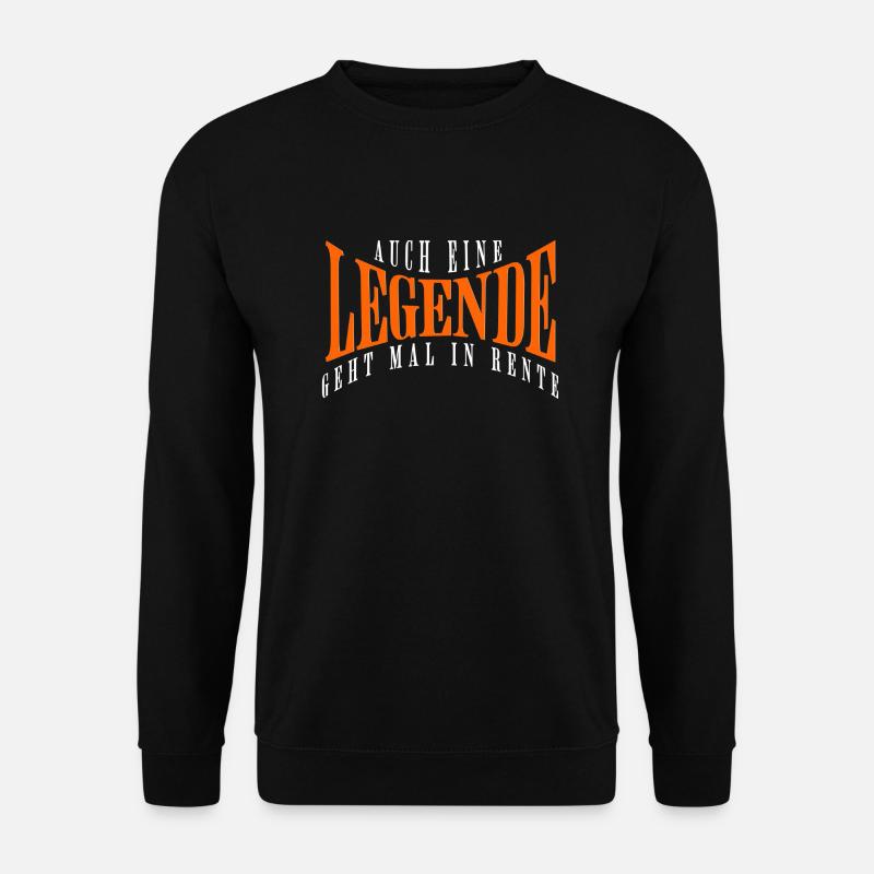 Legende geht in Rente Geschenk für Ruhestand - Unisex Pullover - Schwarz