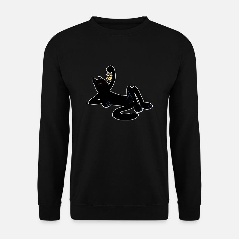 Ein Katzenpascha - Unisex Pullover - Schwarz