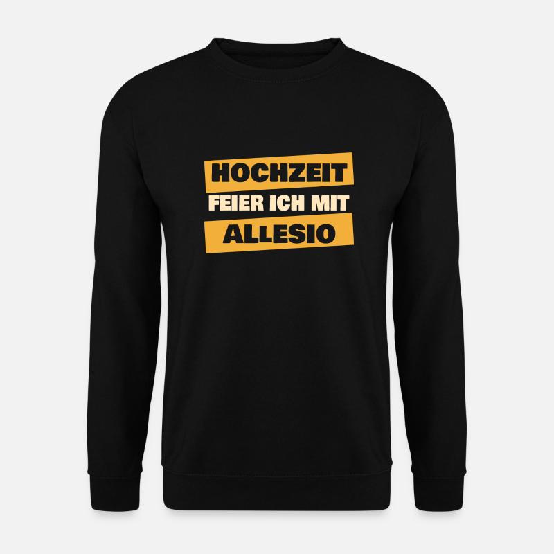 Geschenk für Allesio - Unisex Pullover - Schwarz