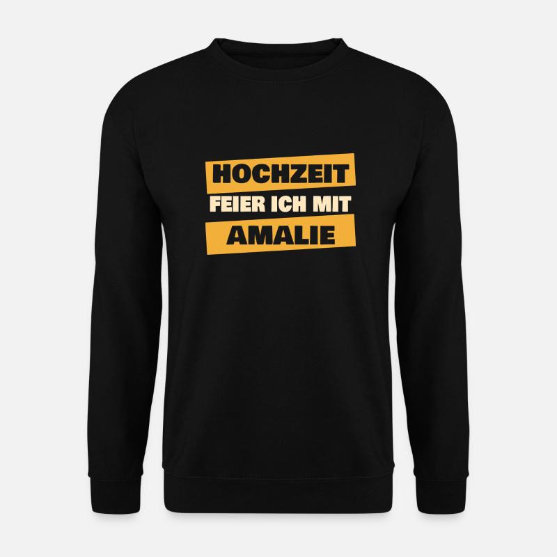 Amalie - Unisex Pullover - Schwarz